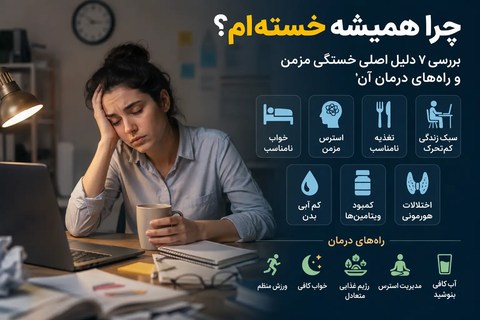 محققان رابطه خستگی مزمن با کمبود ویتامین D را تایید کردند